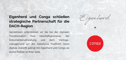Partnerschaft Eigenherd & Conga
